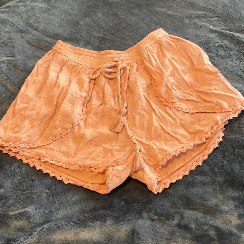 Loose Fitting Pink Shorts